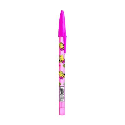 Caneta Esferográfica Compactor Haribo Ponta 1.0MM Escrita Suave e Precisa 1 Unidade Rosa