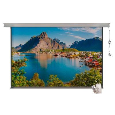 Tela de Projeção Retrátil Elétrica Techlumens TBCIL92H para Embutir 203 X 114 cm 92" 16:9 110V