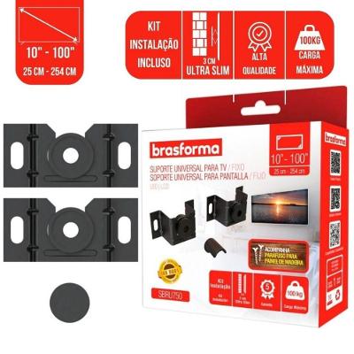 Suporte Universal Fixo para TV OEM para Smart LED LCD 4K de 10 a 100 Polegadas Até 100 kg