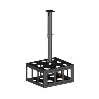 Suporte de Teto para Projetor Multivisão F002 com Inclinação e Altura Regulável de 500 a 800MM Preto