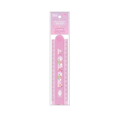 Régua Escolar Tilibra Régua 30cm Dobrável Rosa em Plástico Resistente 30CM 1 Unidade Rosa