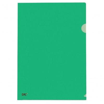 Pasta l A4 DAC Pasta L-A4 0,15 Flexível em Polipropileno Incolor A4 com 10 Unidades Verde