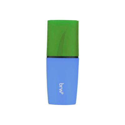 Mini Marca Texto Neon com Cheiro BRW Verde e Azul (Maçã Verde) 1 Unidade Verde