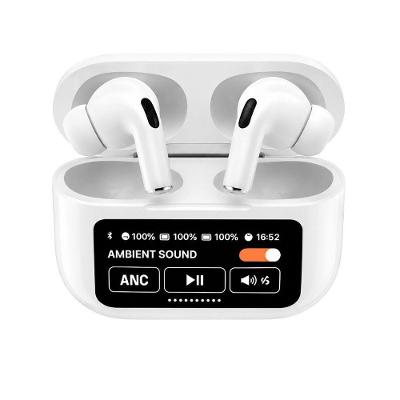 Fone Intra Auricular Bluetooth MDM Som Imersivo com ANC e Case Digital com Display Branco
