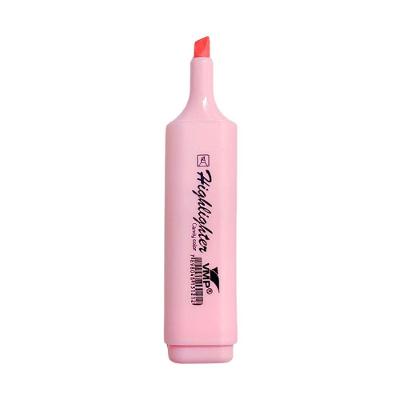Marcador de Texto Candy Colors Escolar Ponta Chanfrada para Destacar Estudos 1 Unidade Rosa