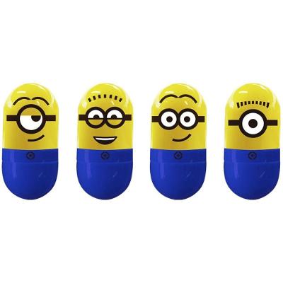 Marca Texto Tris Minions com Base joão-bobo e Ponta para Destaque em Textos, Unidade Amarelo