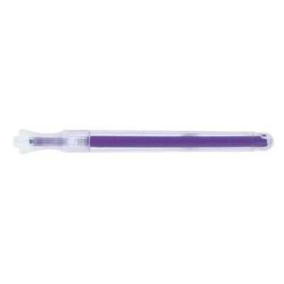 Marca Texto Fluorescente Lyke Fluorescente Transparente Roxo com Corpo Transparente 1 Unidade Roxo