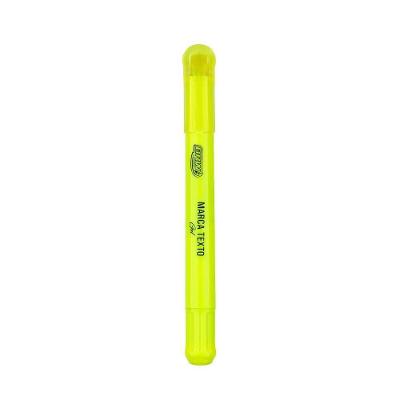 Marca Texto Fluorescente em Gel BRW com Aplicação Suave, Secagem Rápida e Alta Cobertura 1 Unidade
