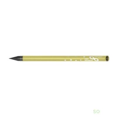 Lápis Preto HB Newlink Infinito Newpen com Diamante na Ponta para Escrita e Desenho Amarelo