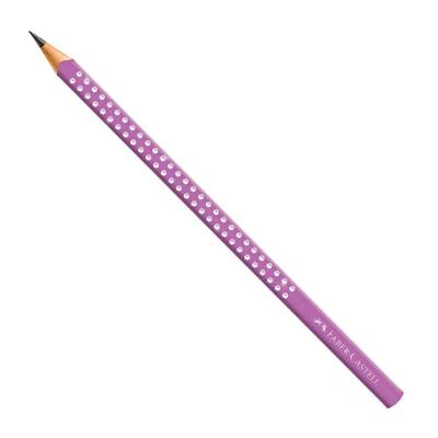 Lápis Preto Faber-Castell Sparkle com Mina de Grafite de Alta Qualidade para Escrita Diária Rosa