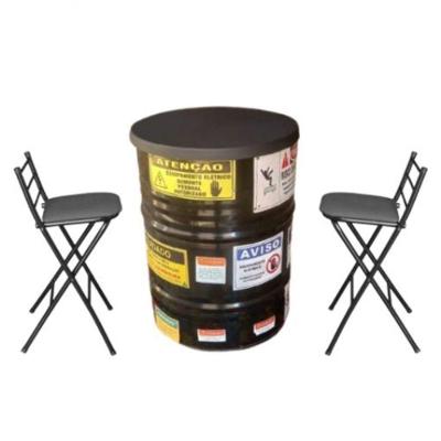 Tampo para Mesa de Tambor Convenienza Tambor Bistro Bar em Pastico -D Diâmetro 60 cm