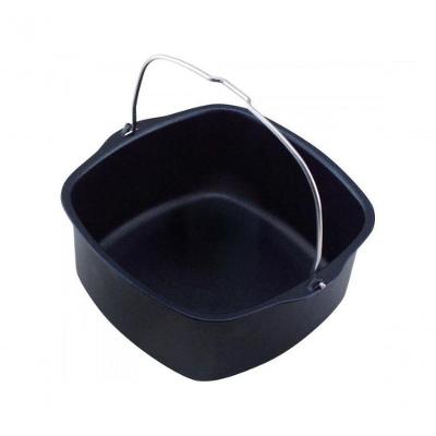 Forma Assadeira Philips Walita RI9220-25-30-40 para Fritadeira em Metal 15X15X6CM Preto