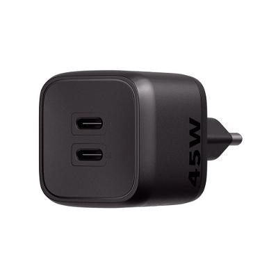 Carregador Ultrarrápido USB-C Intelbras EC20 4820191 com 45W e 2 Portas Power Delivery Preto 01