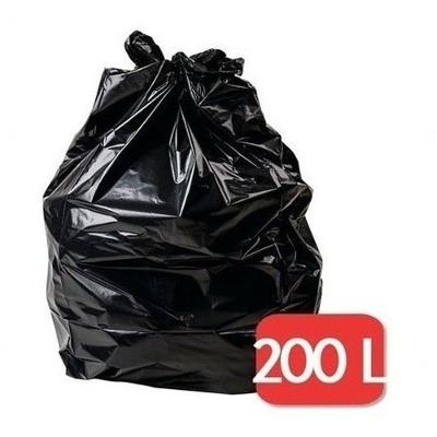 Saco para Lixo 200 l ultra-reforçado em Polietileno de Baixa Densidade Preto Higipack