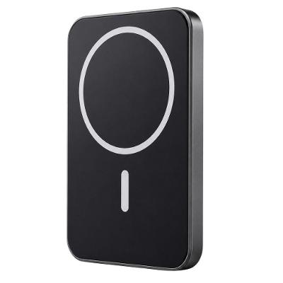 Carregador por Indução Magnético Power Bank 5000mAh MDM Preto