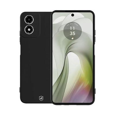 Capa para Celular Gshield Motorola Moto E14 com Proteção Contra Quedas em Silicone Preto 1 Unidade
