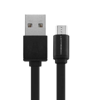 Cabo USB Lightning Flat Micro USB Compatível com Smartphones Android 1M em Silicone Reforçado
