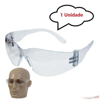 Óculos de Proteção Universal Automotive Laranja Cura Resina Dentista Odontologia [F103]