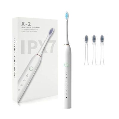 Escova de Dente Elétrica Aquilae Recarregável Ipx7 Branco para Higienização Entre os Dentes