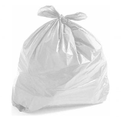Saco de Lixo Branco Reforçado 30 Litros 100 Unidades para Uso Doméstico e Comercial Higipack