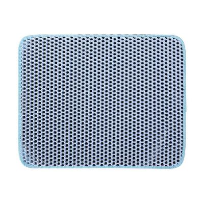 Tapete Higiênico para Gato OEM Lavável EVA Dupla Camada Azul 55 X 75CM 1 Unidade