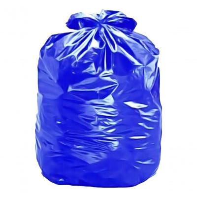 Saco de Lixo 40L Padrão Gigante Azul com 100 Unidades para Descarte Higipack