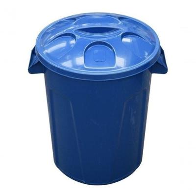 Balde 60 Litros com Tampa Cores 60L Polipropileno Uso Comercial e Industrial