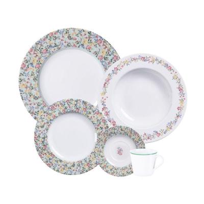 Aparelho De Jantar Tramontina Dalina Em Porcelana 30 Peças
