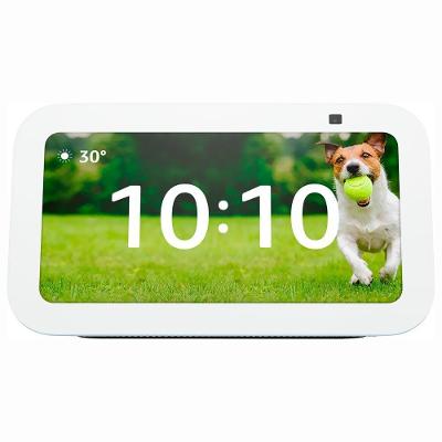 Caixa de Som Amazon Echo Show 5 3a Geração com Tela 5,5 Alexa Bluetooth Azul e Branco