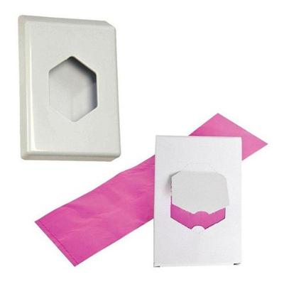 Suporte para Saco de Absorvente JSN N13 com Saquinhos Descartáveis em PEAD Branco Higipack