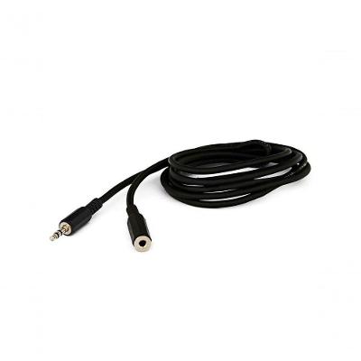 Cabo de Áudio P2 X J2 Estéreo NWT Cabo P2 Stereo X J2 Stereo Níquel para Conexão de Som 1,8m Preto