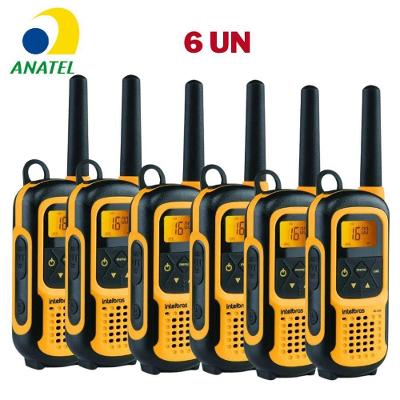 6x Rádio Comunicador Prova D'água Intelbras Rc4102 - Walkie Talkie Ht