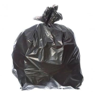 Saco para Lixo 60L 60x70CM Micra 6-7 Preto Brilhoso com 100 Unidades Higipack