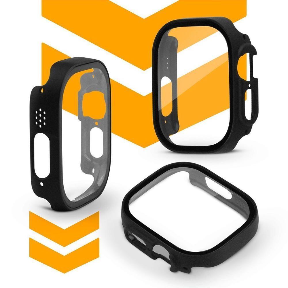 Case Para Apple Watch Ultra 49Mm Preta - Armor - Acompanha Película Integrada Na Case - Gshield - 2