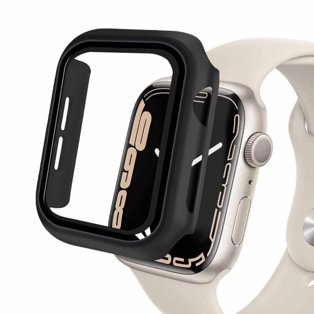 Case Para Apple Watch 41Mm (Series 7) - Armor + Película Integrada Na Case - Preta - Gshield - 2