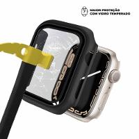 Case Para Apple Watch 41Mm (Series 7) - Armor + Película Integrada Na Case - Preta - Gshield - 4