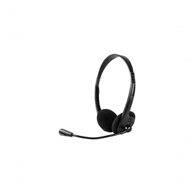 Headset com Fio Multi HF100 para Chamadas com Hastes Ajustáveis, Microfone Flexível e Cabo P2 180CM