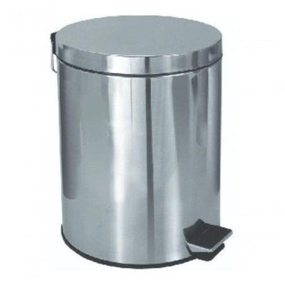 Lixeira com Pedal 20L Aço Inox com Cesto Interno Removível Inox