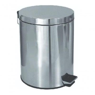 Lixeira com Pedal 20 Litros em Aço Inox com Cesto Interno Removível Inox