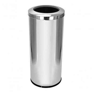 Lixeira C34 50L Aço Inox com Bandeja Interna para Retenção de Líquidos Inox