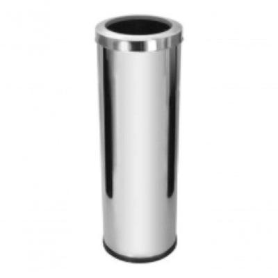 Lixeira C33 30L em Aço Inox com Aro e Bandeja Interna para Resíduos Inox