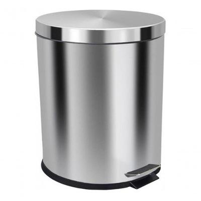 Lixeira Aço Inox 30L com Pedal e Balde Interno Removível em Aço Inoxidável Inox