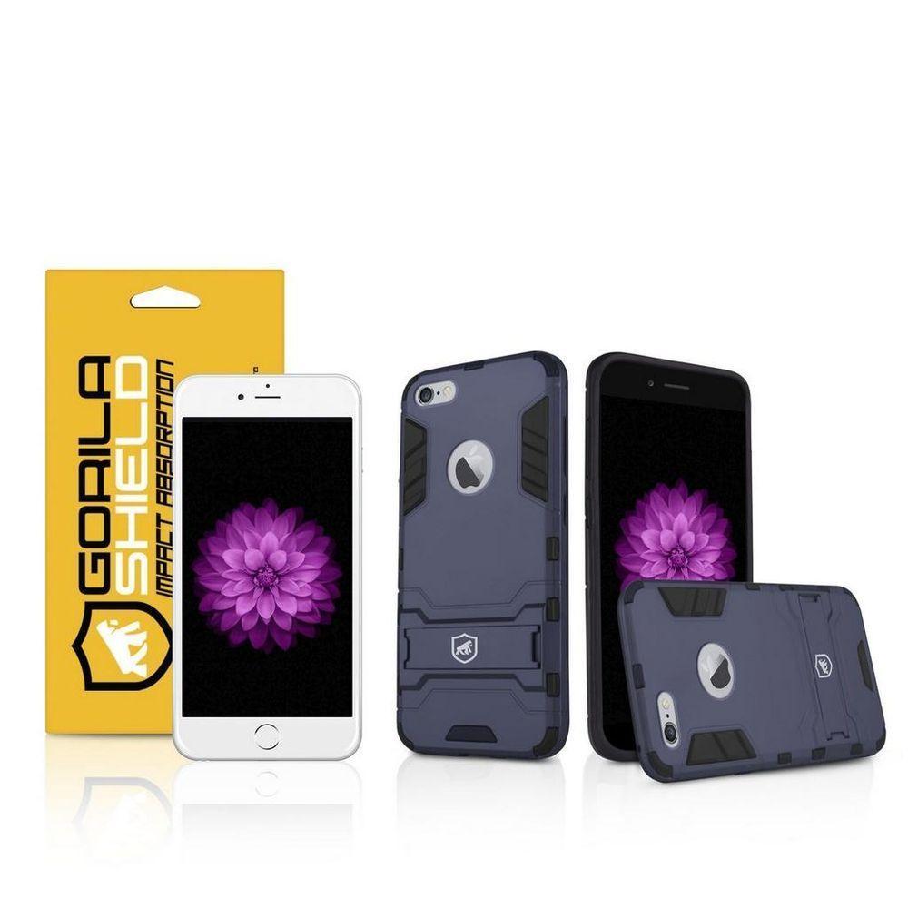 Kit Capa Case Capinha Armor E Película Vidro Dupla Iphone 6 Plus, 6S Plus - Gorila Shield - 1