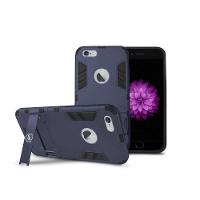 Kit Capa Case Capinha Armor E Película Vidro Dupla Iphone 6 Plus, 6S Plus - Gorila Shield - 6