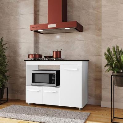 Balcão Para Cooktop Ana 5 Bocas - Branco