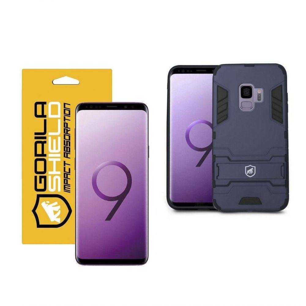 Kit Capa Case Capinha Armor E Película Nano Gel Dupla Para Galaxy S9 - Gorila Shield - 1