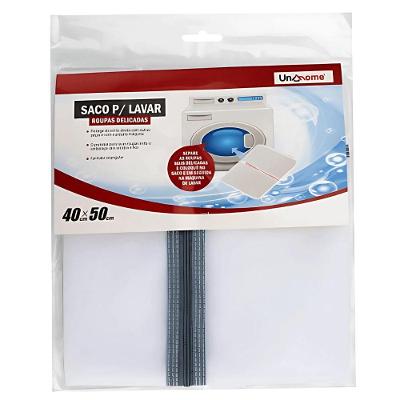 Saco para Lavar Roupas Delicadas BN180501 em Nylon com Zíper 40x50CM Uni Home