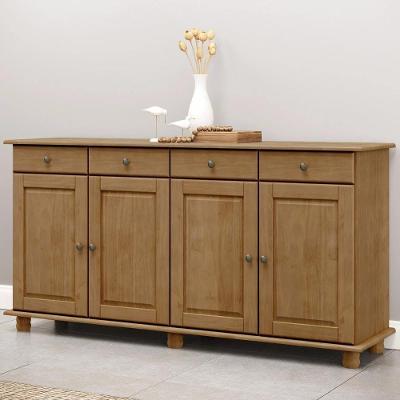 Balcão Buffet Sala De Jantar 169cm 4 Portas 4 Gavetas Rubia F07 - Mpozenato