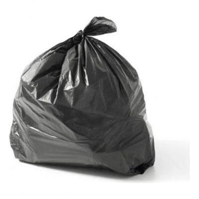 Saco de Lixo 100L com 100 Unidades para Descarte de Resíduos Preto Higipack