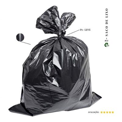 Saco de Lixo 100 Litros Leve P3 para Descarte com 50 Unidades Higipack